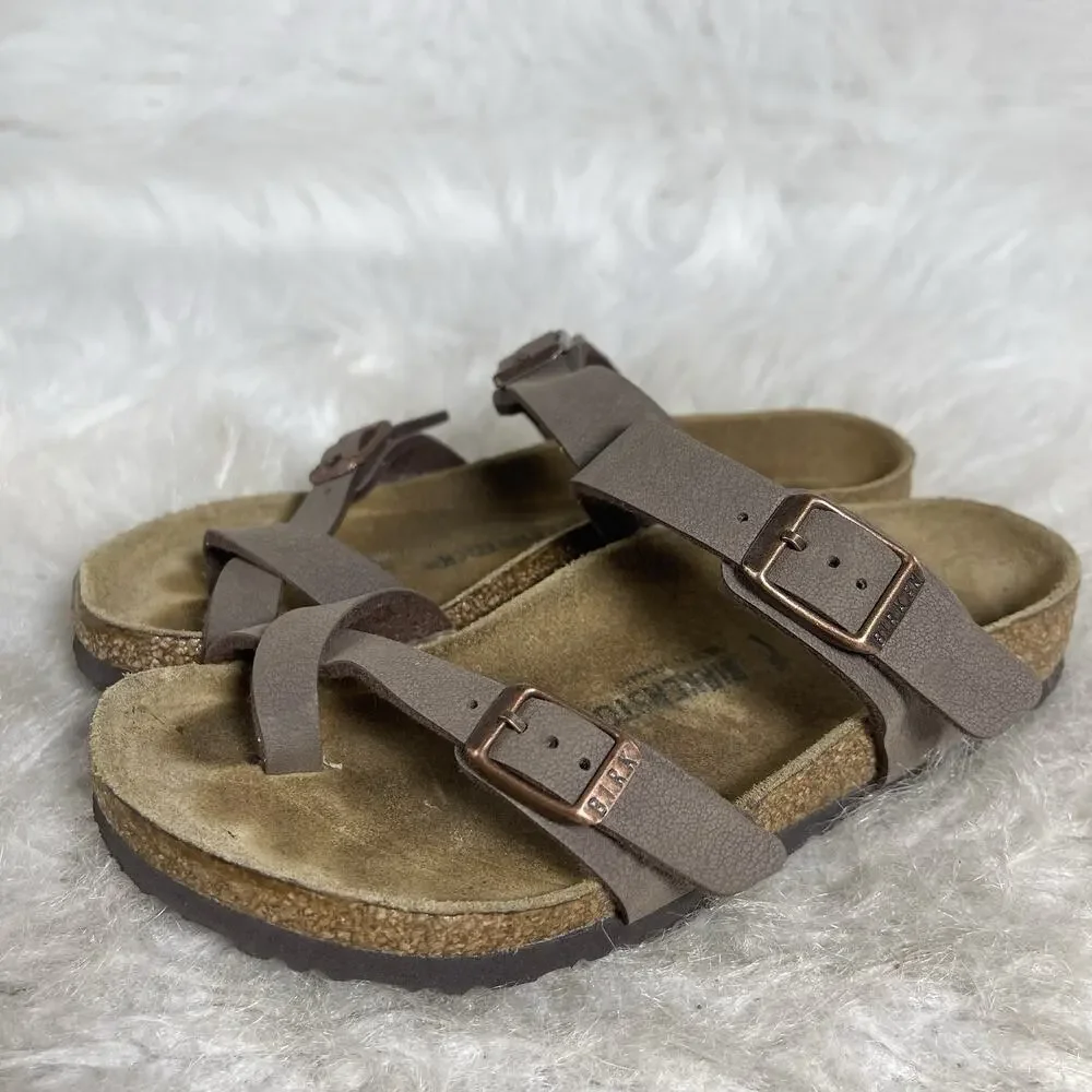 Birkenstock Mayari Birko-Flor Mocha Sandals Kids EU 32, US 1 Narrow Germany